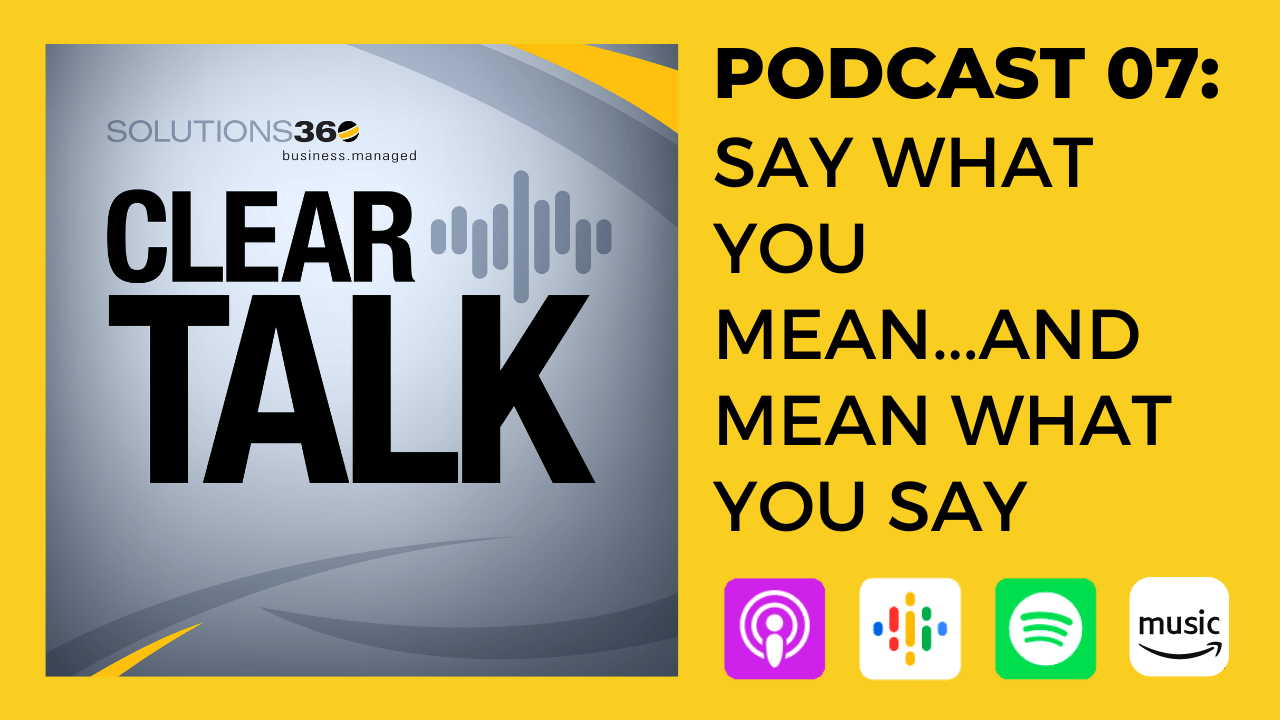 ClearTalk 7: The Importance of Vocabulary Consistency